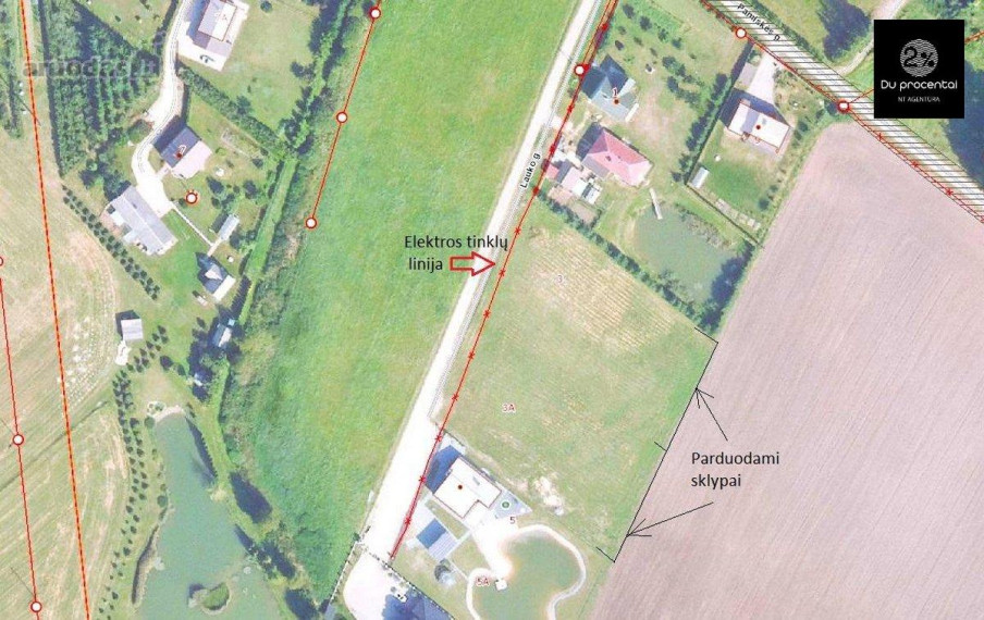 Parduodamas sklypas Lauko g., Bubių k., Šiaulių r. sav., 24.85 a ploto 5