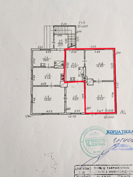 Parduodamas namas J. Basanavičiaus g., Gubernija, Šiaulių m., Šiaulių m. sav., 36.56 m² ploto 2 kambariai 11