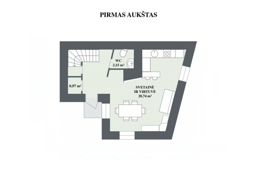 Parduodamas butas Pilies g., Centras, Vilniaus m., Vilniaus m. sav., 195 m2 ploto, 8 kambariai 11