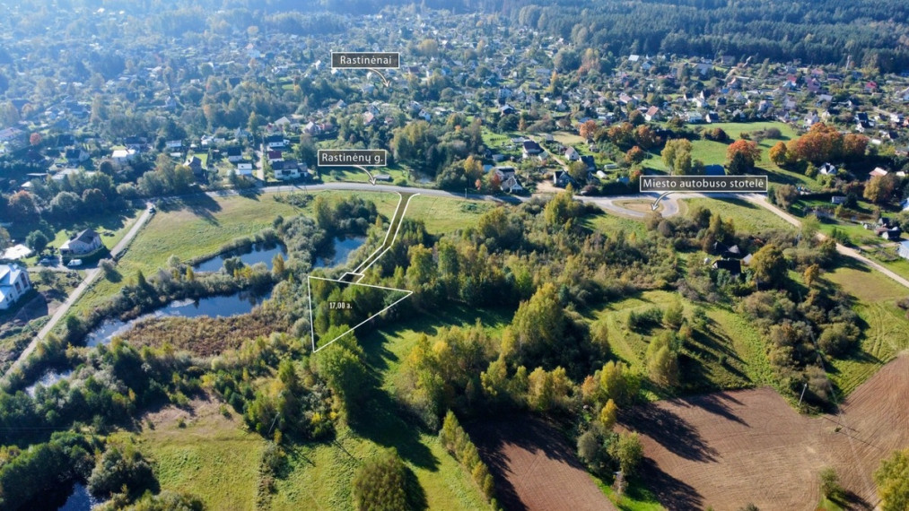 Parduodamas  sklypas Rastinėnų g., Rastinėnų k., Vilniaus r. sav., 17 a ploto 10