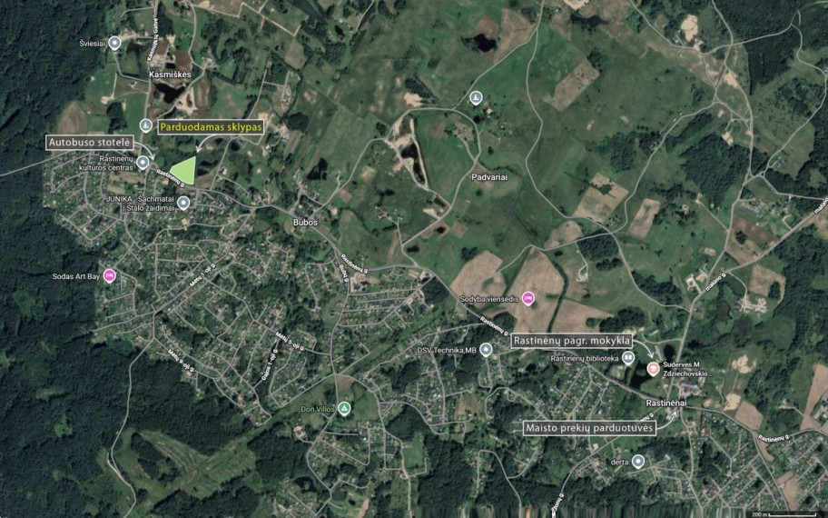 Parduodamas  sklypas Rastinėnų g., Rastinėnų k., Vilniaus r. sav., 17 a ploto 23