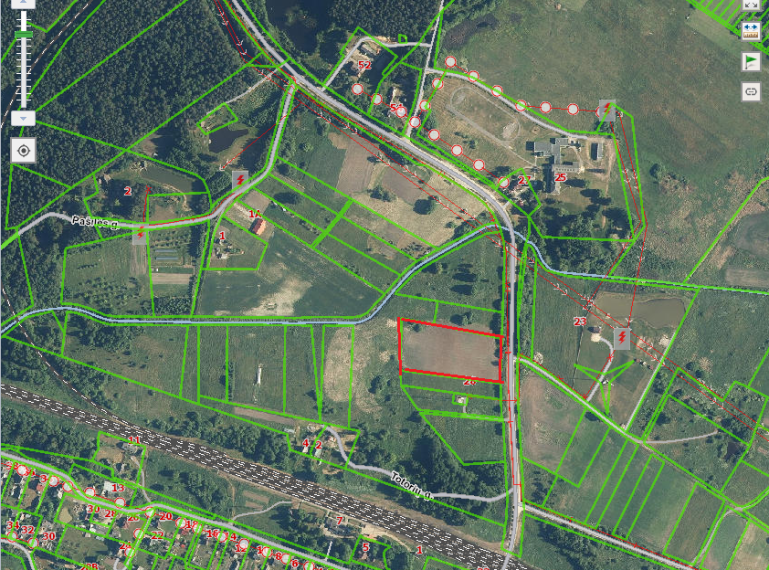 Parduodamas sklypas Pravieniškės k., Kaišiadorių r. sav., 103.00 a ploto 1