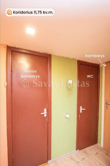 Parduodamas butas Kuršėnų m., Šiaulių r. sav., 64.55 m2 ploto, 3 kambariai 16