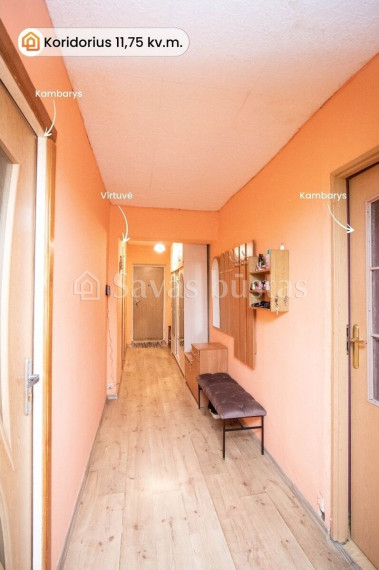 Parduodamas butas Kuršėnų m., Šiaulių r. sav., 64.55 m2 ploto, 3 kambariai 19