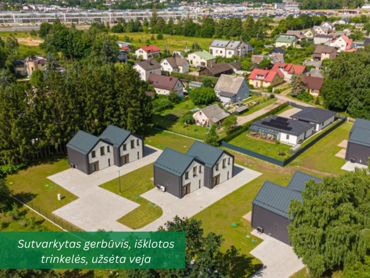 Parduodamas namas Draugystės g., Bukiškio k., Vilniaus r. sav., 94.5 m2 ploto, 2 aukštai 3