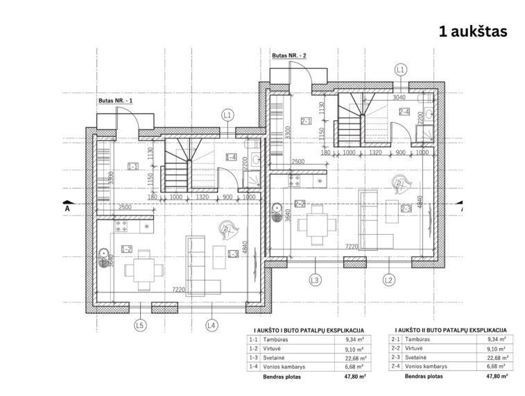 Parduodamas namas Draugystės g., Bukiškio k., Vilniaus r. sav., 94.5 m2 ploto, 2 aukštai 23