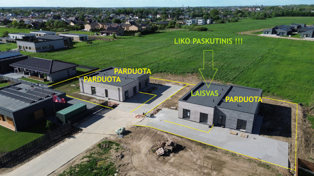 Parduodamas namas Varovų g., Ireniškių k., Kauno r. sav., 93.56 m2 ploto, 1 aukštai 1