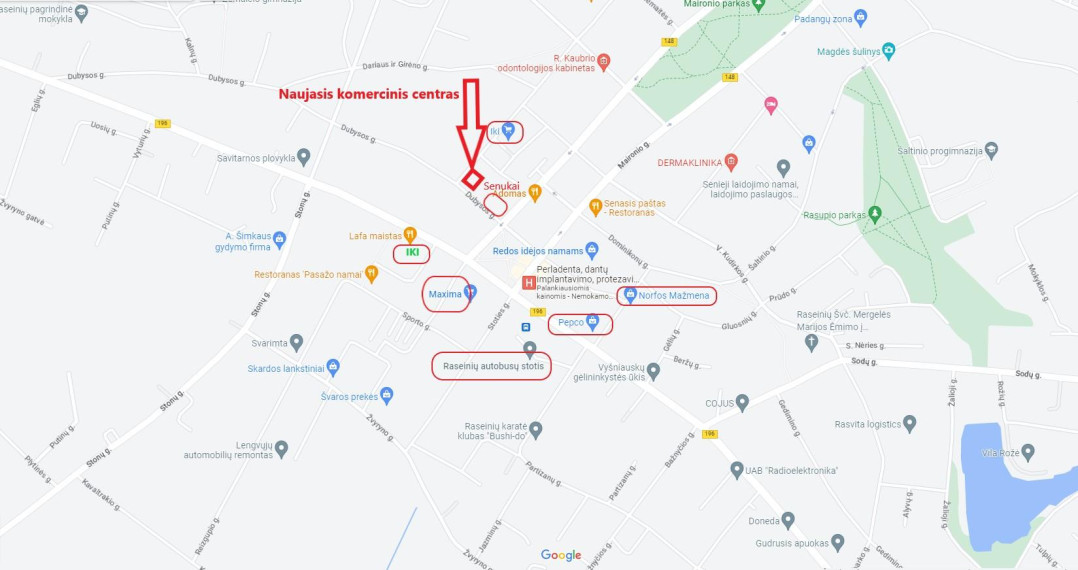 Nuomojamos patalpos Dubysos g., Raseinių m., Raseinių r. sav., 76.09 m² ploto 21