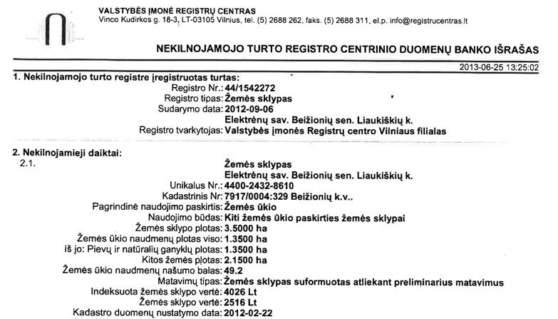 Parduodamas sklypas Beižionių k., Elektrėnų sav., 350.00 a ploto 22