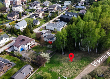 Parduodamas namų valdos paskirties sklypas Visorių g. 15, Visoriai, Vilniaus m., Vilniaus m. sav., 6 a ploto Parduodamas namų valdos paskirties sklypas Visorių g. 15, Visoriai, Vilniaus m., Vilniaus m. sav., 6 a ploto