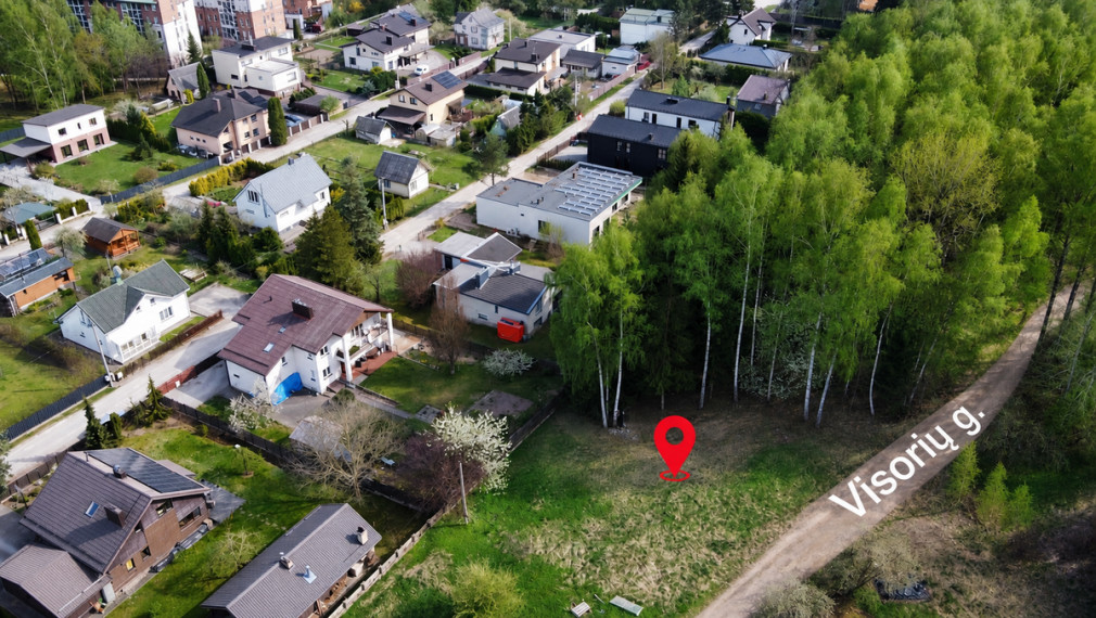 Parduodamas namų valdos paskirties sklypas Visorių g. 15, Visoriai, Vilniaus m., Vilniaus m. sav., 6 a ploto 5