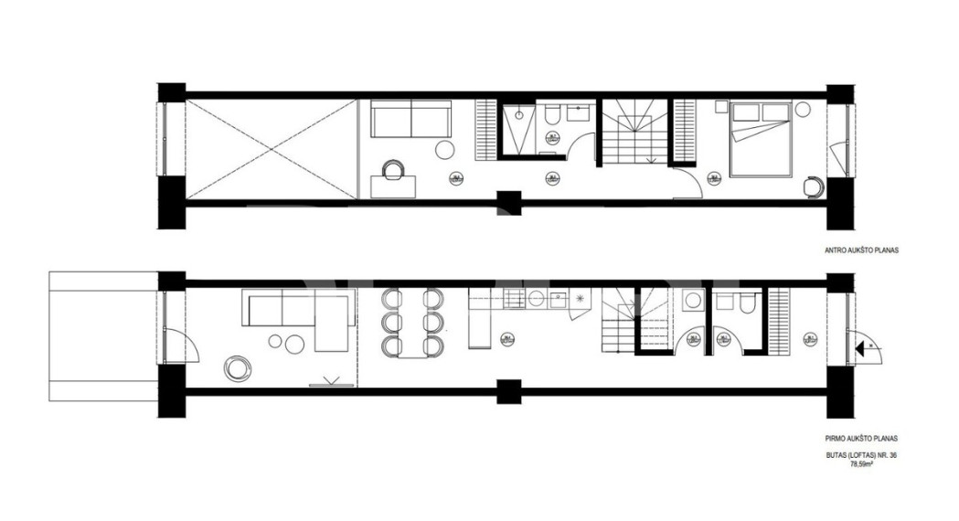 Parduodamas butas Pagėgių g., Žaliūkiai, Šiaulių m., Šiaulių m. sav., 78.52 m2 ploto, 3 kambariai 7