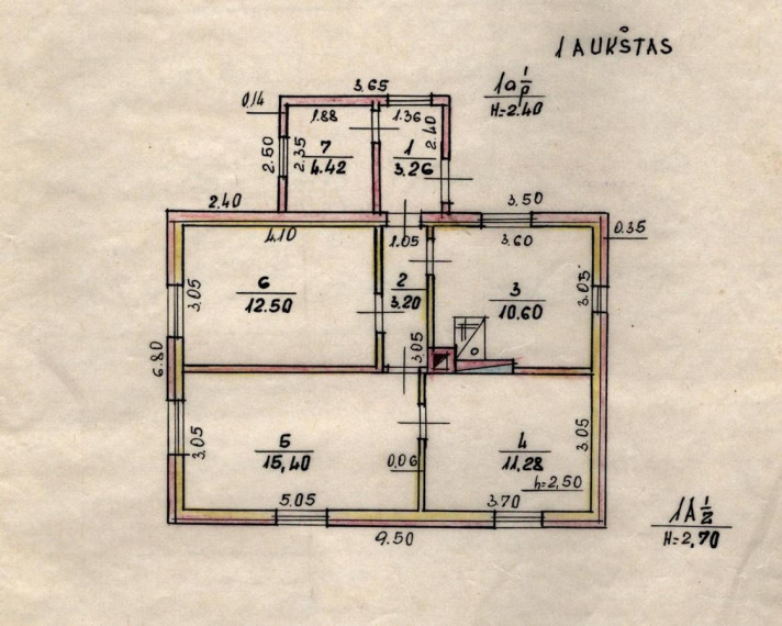 Parduodamas namas Saulėtekio g., Medikonių k., Pakruojo r. sav., 60.66 m² ploto 3 kambariai 12