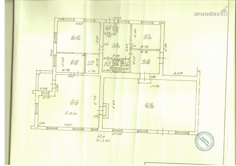 Nuomojamos patalpos Tilžės g., Klaipėdos m., Klaipėdos m. sav., 120 m² ploto 2