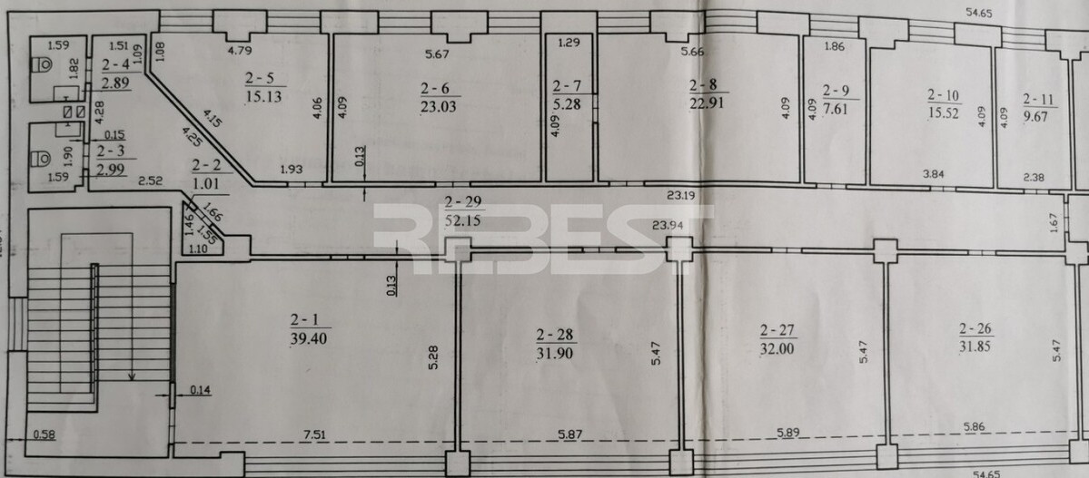 Nuomojamos administracinės, paslaugų, prekybos patalpos Dubijos g., Centras, Šiaulių m., Šiaulių m. sav., 320 m2 ploto 25