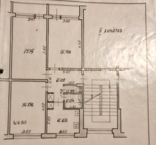 Parduodamas butas Vaižganto g., Dauniškio, Utenos m., Utenos r. sav., 60.91 m² ploto 3 kambariai 13