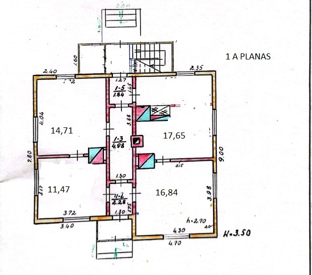 Parduodamas namas Kęstučio g., Anykščiuose, 122.96 kv.m ploto 27