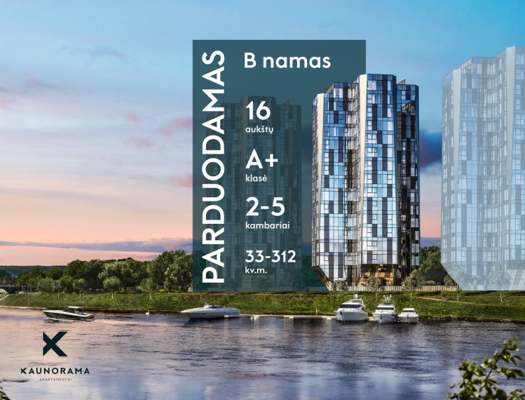 Parduodamas butas A. Juozapavičiaus pr., Ž. Šančiai, Kauno m., Kauno m. sav., 84.34 m2 ploto, 3 kambariai 2