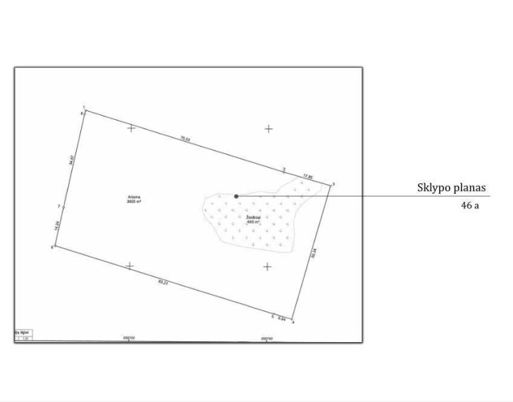 Parduodamas  sklypas Gervių g., Dailidžionių k., Širvintų r. sav., 46 a ploto 11