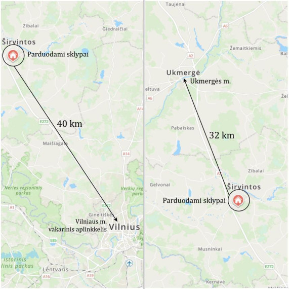 Parduodamas  sklypas Gervių g., Dailidžionių k., Širvintų r. sav., 46 a ploto 23