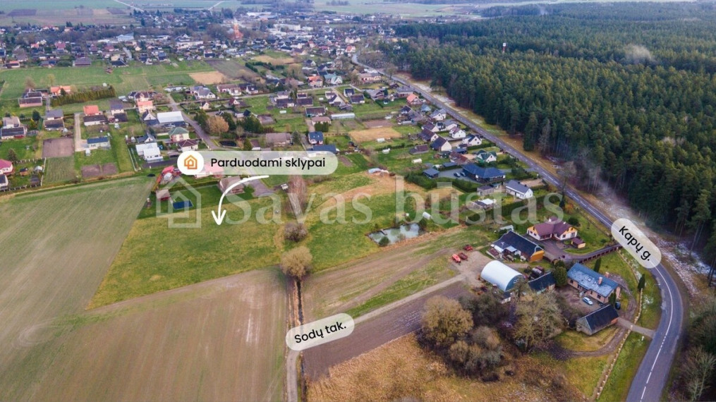 Parduodamas  sklypas Tirkšlių mstl., Mažeikių r. sav., 18 a ploto 4