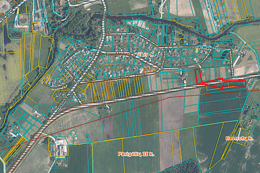 PARDUODAMAS 40 ARŲ GYVENAMOSIOS PASKIRTIES SKLYPAS LIEKUPIO G. 18, PALIŪNIŠKYJE, PANEVĖŽIO PRIEMIESTYJE 19