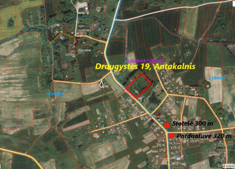 Parduodamas sklypas Draugystės g., Antakalnio k., Ukmergės r. sav., 130.00 a ploto