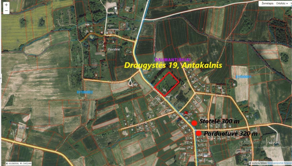 Parduodamas sklypas Draugystės g., Antakalnio k., Ukmergės r. sav., 130.00 a ploto 1