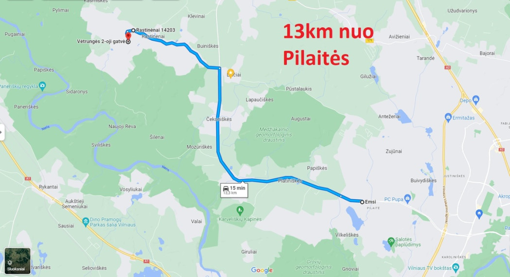 Nuomojamas namas Rastinėnų k., Vilniaus r. sav., 96 m2 ploto, 2 aukštai 13