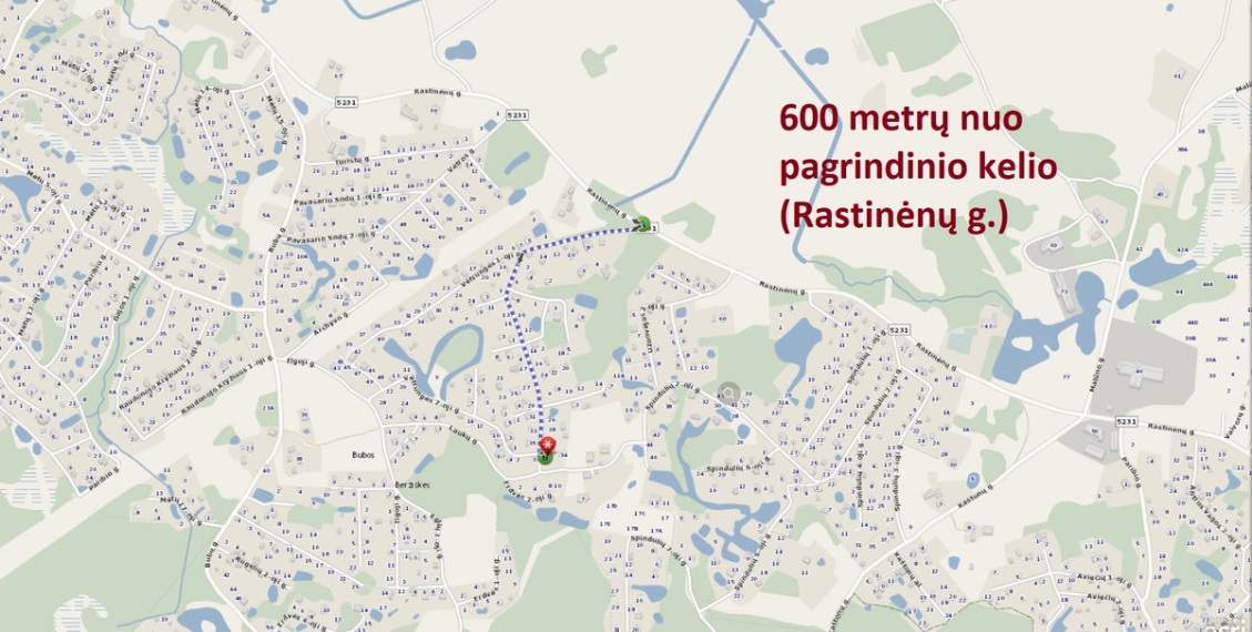 Nuomojamas namas Rastinėnų k., Vilniaus r. sav., 96 m2 ploto, 2 aukštai 15