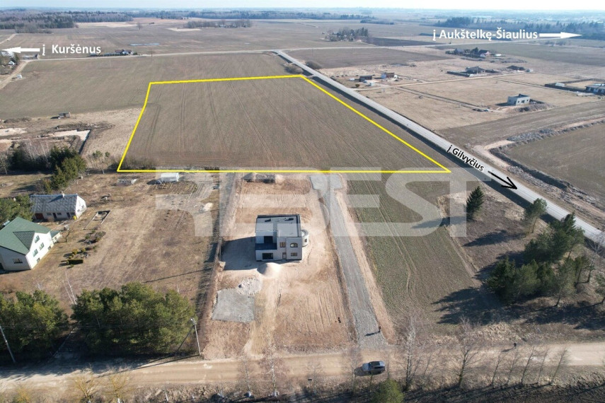 Parduodamas namų valdos paskirties sklypas Sauginių k., Šiaulių r. sav., 300 a ploto 2
