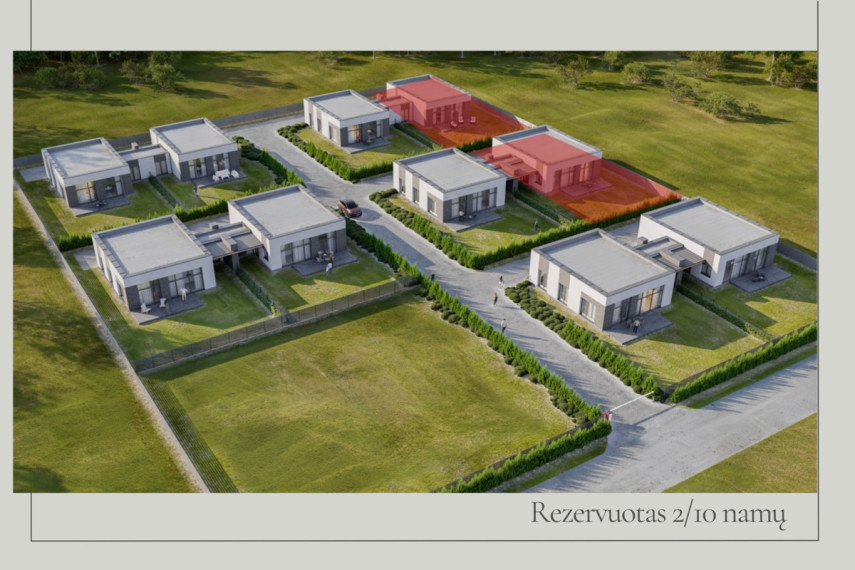 Parduodamas namas Panoramos g., Parapijoniškių k., Vilniaus r. sav., 114 m2 ploto, 1 aukštai 12
