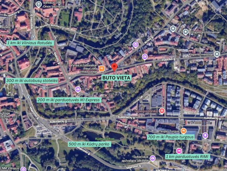 Parduodamas butas Užupio g., Užupis, Vilniaus m., Vilniaus m. sav., 61.69 m2 ploto, 3 kambariai 33