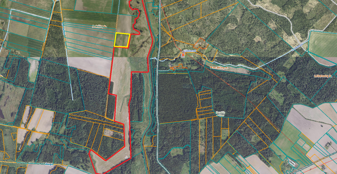 Parduodamas sklypas Micaičių k., Šiaulių r. sav., 4539.6 a ploto 1