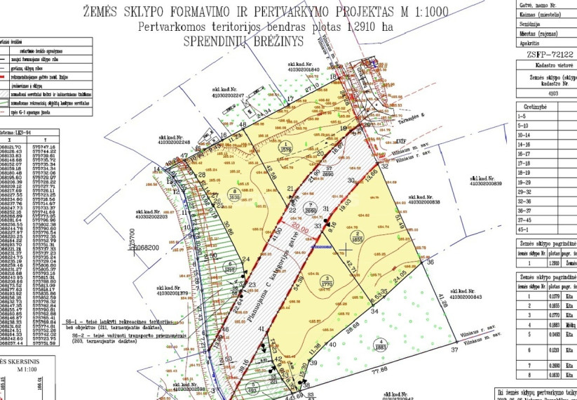Parduodamas namų valdos paskirties sklypas Grikienių g., Tarandė, Vilniaus m., Vilniaus m. sav., 129.1 a ploto 9