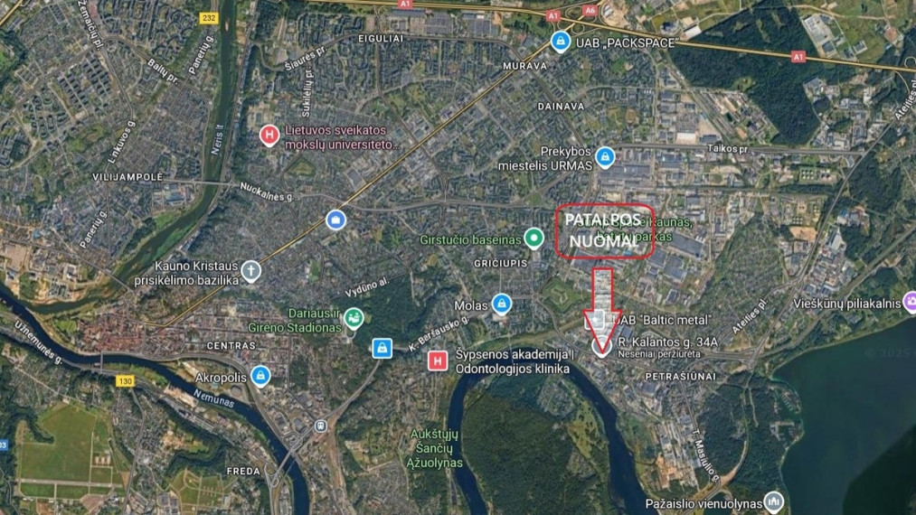 Nuomojamos paslaugų, prekybos patalpos R. Kalantos g., Dainava, Kauno m., Kauno m. sav., 159.1 m2 ploto 10
