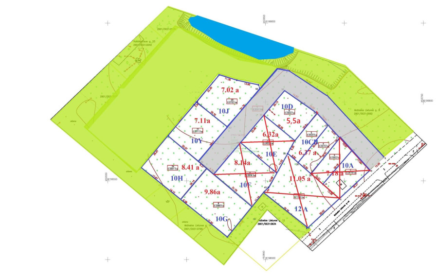 Parduodamas sklypas Mažosios Lietuvos g., Lieporiai, Šiaulių m., Šiaulių m. sav., 5.50 a ploto 5