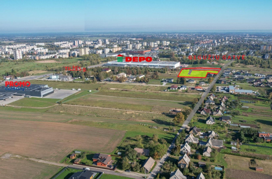Parduodamas sklypas Mažosios Lietuvos g., Lieporiai, Šiaulių m., Šiaulių m. sav., 9.86 a ploto 13