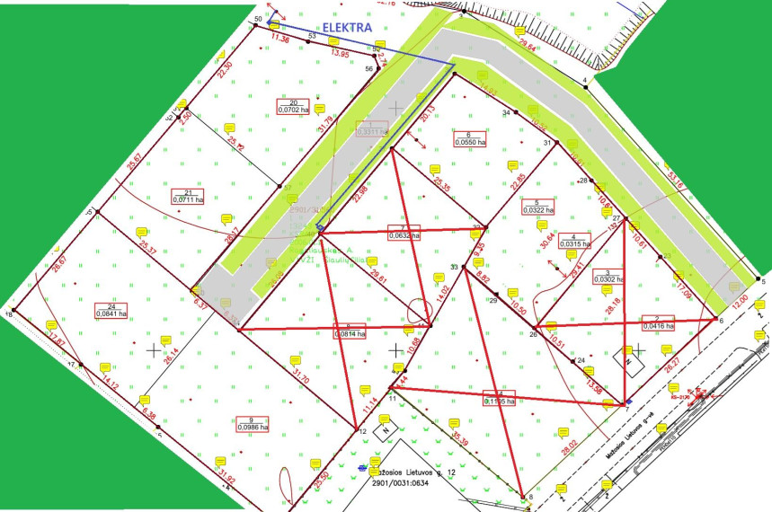 Parduodamas sklypas Mažosios Lietuvos g., Lieporiai, Šiaulių m., Šiaulių m. sav., 9.86 a ploto 9