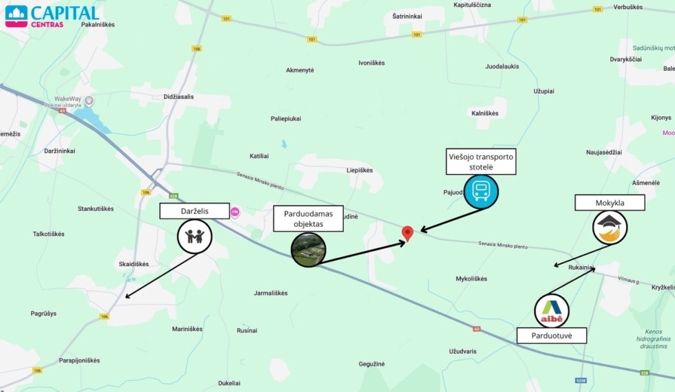 Parduodamas namas Slėnio g., Mykoliškių k., Vilniaus r. sav., 165 m2 ploto, 1 aukštai 17