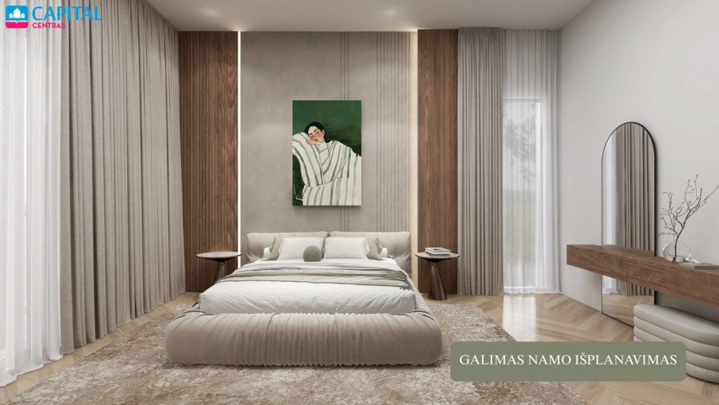 Parduodamas namas Slėnio g., Mykoliškių k., Vilniaus r. sav., 165 m2 ploto, 1 aukštai 26