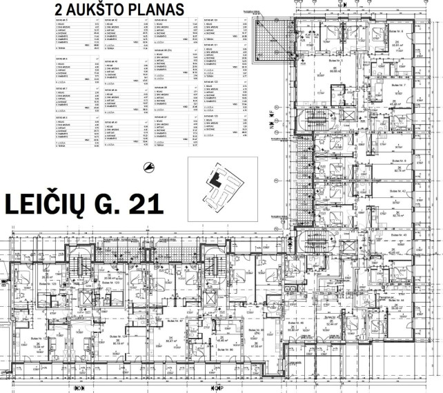 Parduodamas butas Leičių g., Pašilaičiai, Vilniaus m., Vilniaus m. sav., 96.35 m² ploto 3 kambariai 7