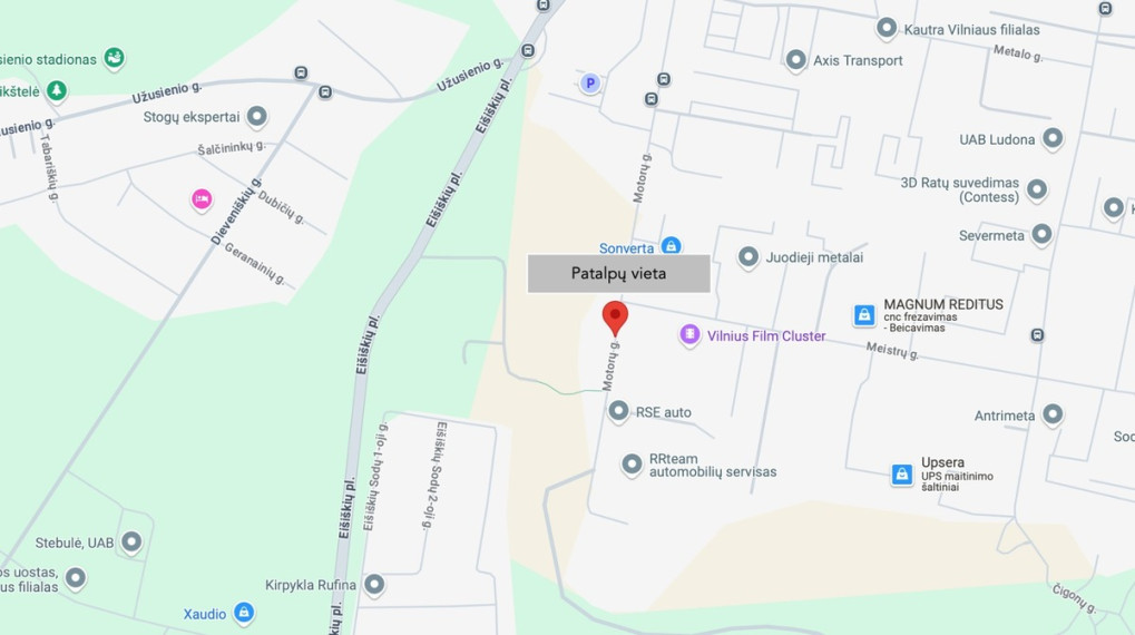 Nuomojamos gamybinės, kitos paskirties, paslaugų, prekybos, sandėliavimo patalpos Meistrų g., Kirtimai, Vilniaus m., Vilniaus m. sav., 493 m2 ploto 14