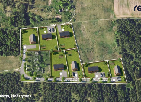 Parduodamas sklypas Gudžionių k., 550 a ploto