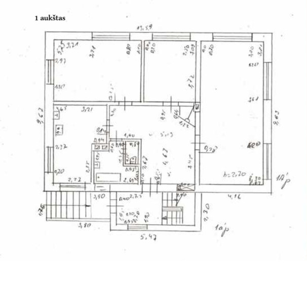 Parduodamas namas Lauko g., Paobelio k., Kėdainių r. sav., 263.59 m2 ploto, 2 aukštai 14