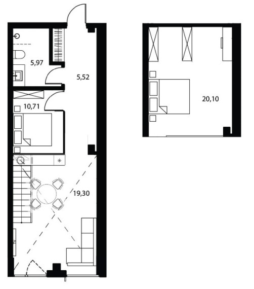 Naujas loftas Aleksote 13