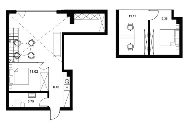 Naujas loftas Aleksote 15