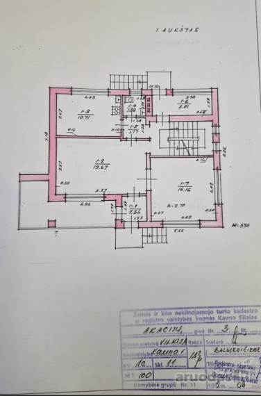 Parduodamas namas Akacijų g., Vilkijos m., Kauno r. sav., 196.84 m² ploto 7 kambariai 34