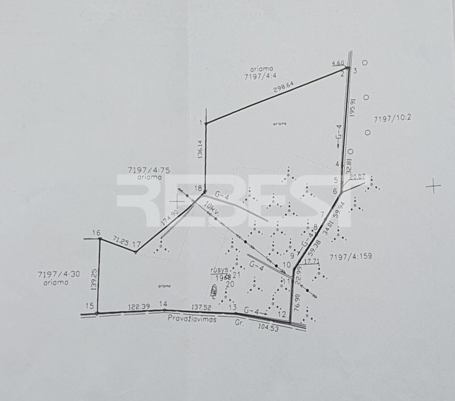Parduodamas kitos paskirties sklypas Žeimių k., Radviliškio r. sav., 1307 a ploto 7