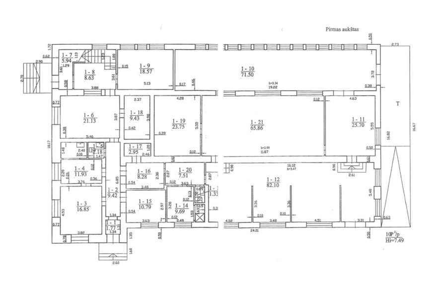 Parduodamos administracinės, gamybinės, sandėliavimo patalpos Rudaminos g., Skaidiškių mstl., Vilniaus r. sav., 901.73 m2 ploto 18